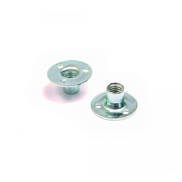 Flange nut screw on