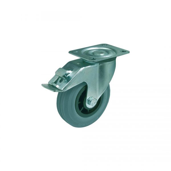 Light duty industrial transport castor