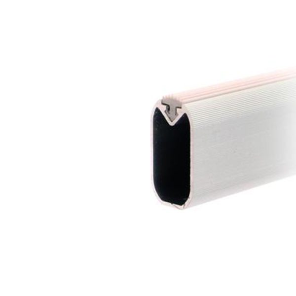 Roede ovaal aluminium met antislip rubber